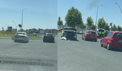 50 metrelik yolda trafik kazası: 2 yaralı