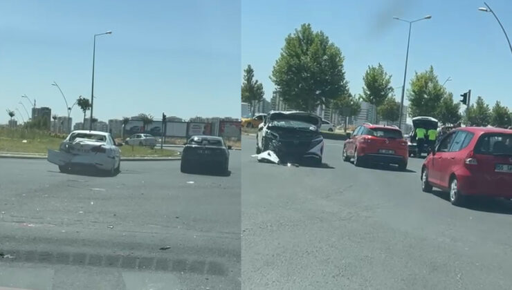 50 metrelik yolda trafik kazası: 2 yaralı