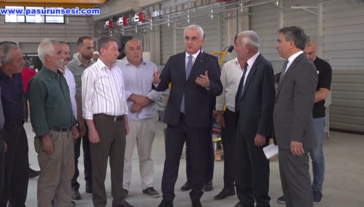 Muş OSB’de ortak üretim atölyesi sanayi esnafına açılıyor