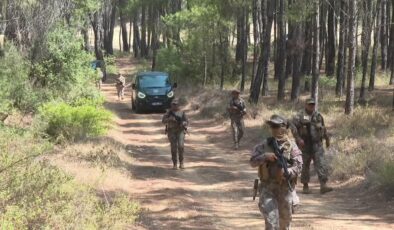 Polis Özel Harekat “yeşil vatanı” yangınlara karşı korumak için teyakkuzda