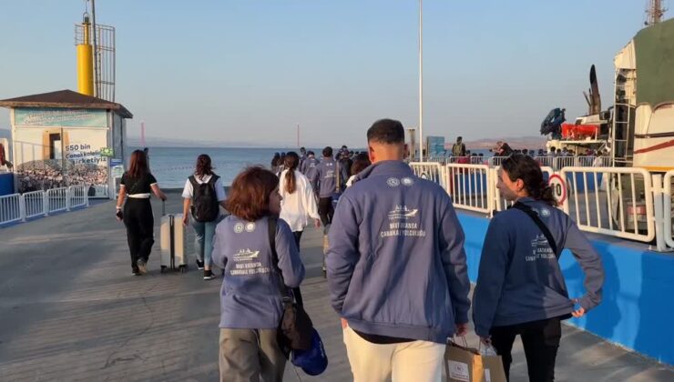 TCG Anadolu, “Zafer Yolculuğu” için Çanakkale’den İstanbul’a hareket etti