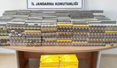 Batman’da durdurulan tırda kaçak 7 bin 200 paket sigara ele geçirildi