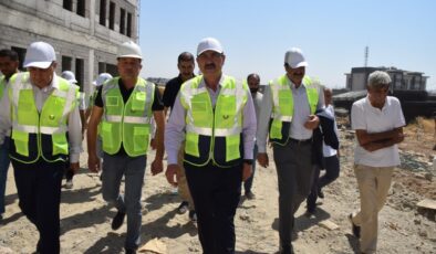 500 yataklı yeni hastane inşaatında sona yaklaşıldı