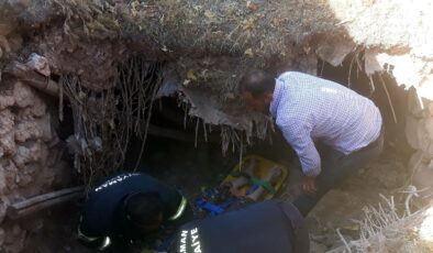 Göçük altında kalan 70 yaşındaki kadın kurtarıldı