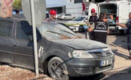 Ağaca çarpan otomobilin sürücüsü öldü
