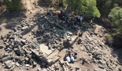 Aigai Antik Kenti’nde Demeter’e adanmış tapınak gün yüzüne çıkarılıyor