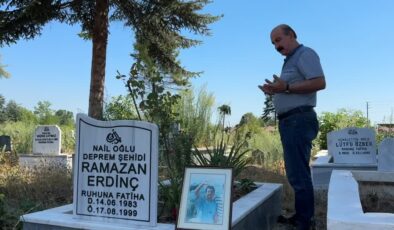 Aradan geçen yıllar depremde yitirdiği oğluna özlemini artırıyor
