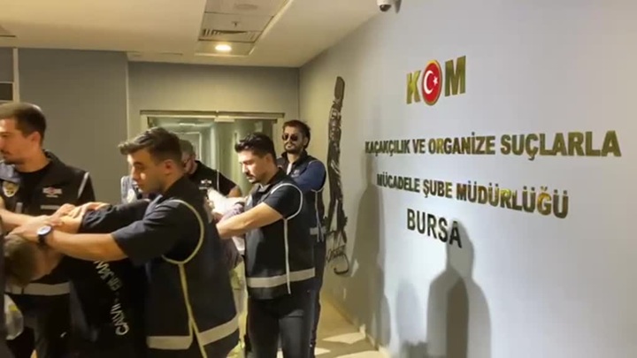 Bursa merkezli suç örgütü operasyonunda 11 şüpheli yakalandı