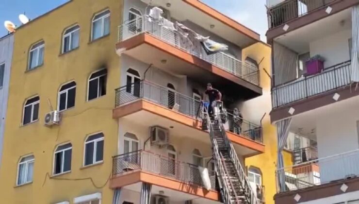 Muratpaşa’da dairede çıkan yangın paniğe neden oldu
