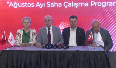 CHP’nin Saha Çalışma Programına ilişkin toplantı düzenlendi