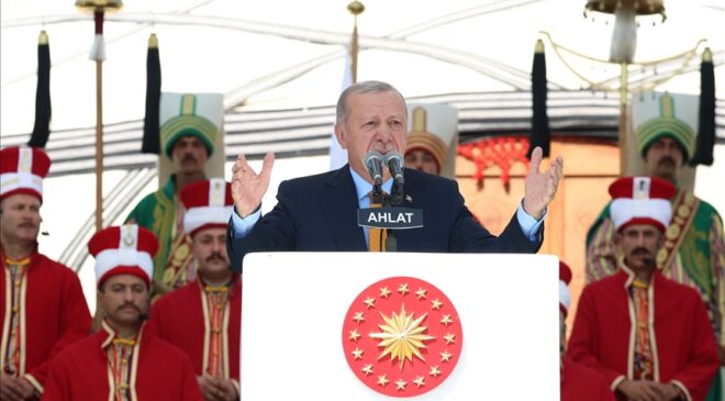 Cumhurbaşkanı Erdoğan: Ahlat, Türk milleti için Kızılelma’nın anahtarıdır
