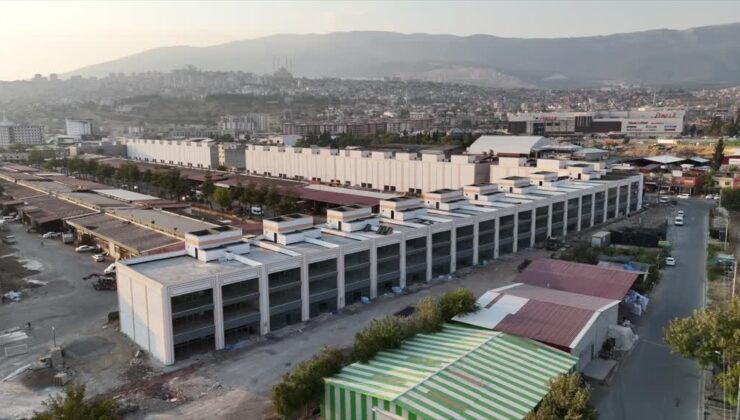 Depremde yıkılan Gıda Toptancılar Sitesi’nin ilk etabı tamamlandı