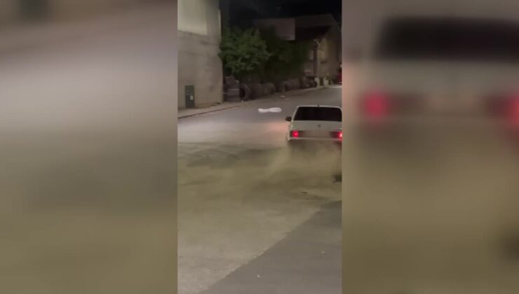Drift atan sürücüye 46 bin 392 lira ceza kesildi
