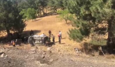 Elazığ’da şarampole devrilen hafif ticari araçtaki 3 kişi yaralandı