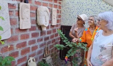 Emekli müfettişin hobisi: Taşları sanata dönüştürdü