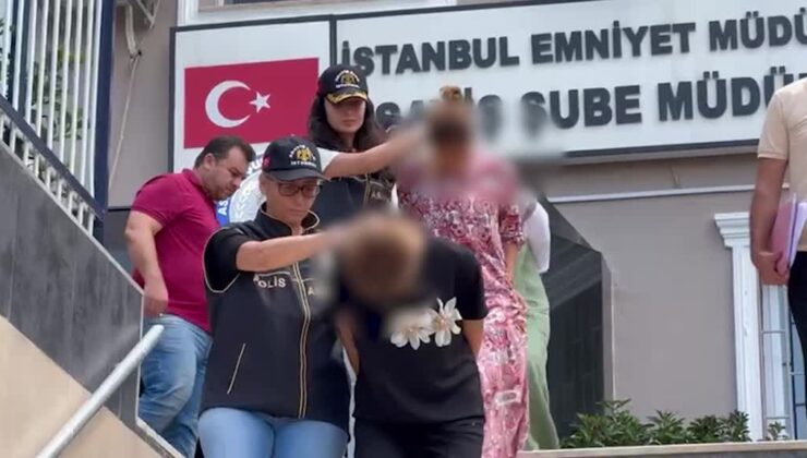 Ev soyan kadın çetesi takside suçüstü yakalandı
