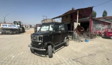 Hurda parçalar Hakkarili tamircinin elinde arazi aracına dönüştü