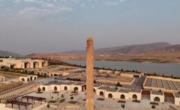 Hasankeyf’teki tarihi yapılar havadan görüntülendi