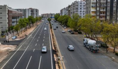 Selahaddin Eyyubi Bulvarı’nın bir kısmı asfaltlanarak hizmete açıldı
