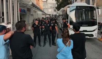 Aziz İhsan Aktaş suç örgütü soruşturmasında yakalanan zanlılar adliyede