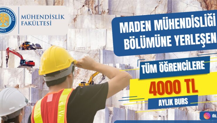 DÜ Maden Mühendisliği Bölümü Yeniden Öğrenci Alıyor