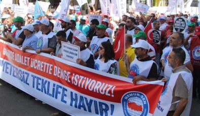 Diyarbakırdaki Memurlar:Gelirde Adalet,ücrette denge istiyoruz