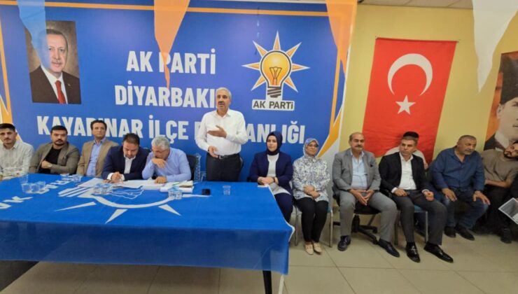AK Parti Diyarbakır İl Teşkilatı’ndan Mahalle Toplantısı