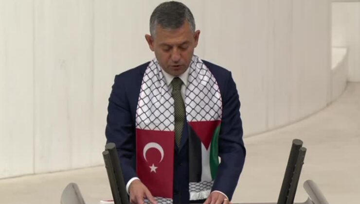 Özgür Özel”bütün muhalefet partilerini Filistin’e destek ziyareti yapmaya davet ediyorum”
