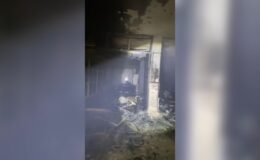 Çıkan yangında 4 dükkan zarar gördü
