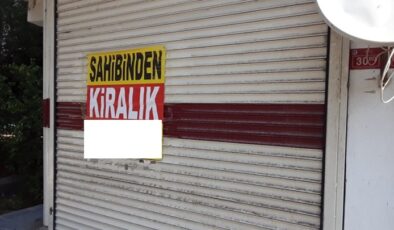 Kiralık Dükkanlar Aylardır Boş!