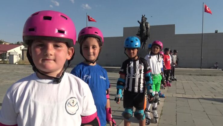 Kars’ın tekerlekli patencileri Türkiye şampiyonasına hazırlanıyor