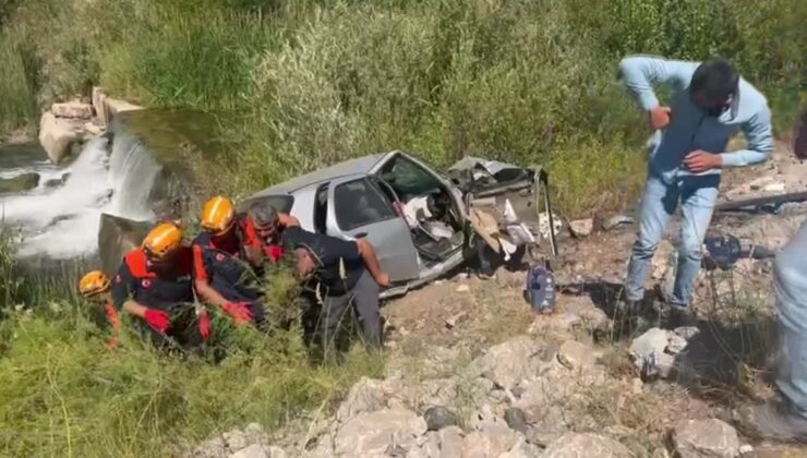 Köprüden düşen otomobildeki çift öldü