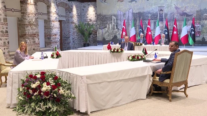 Türkiye, İtalya ve Libya İşbirliği Zirvesi İstanbul’da başladı