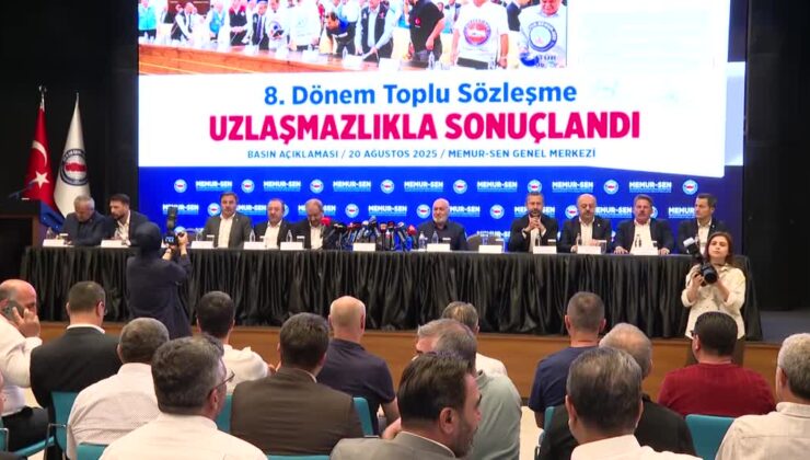 Memur-Sen Genel Başkanı Yalçın, kamu toplu sözleşme görüşmelerini değerlendirdi