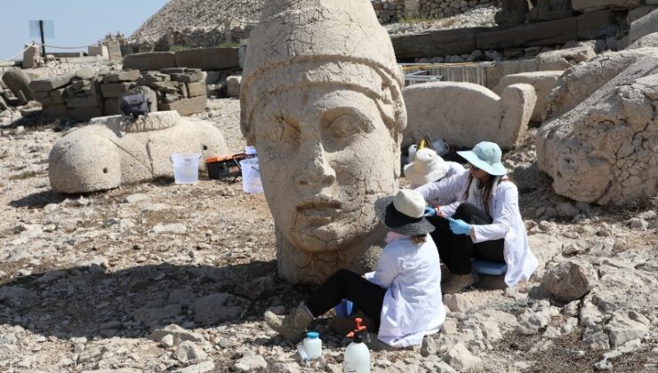 Nemrut’un dev heykelleri nanoteknolojiyle geleceğe taşınıyor