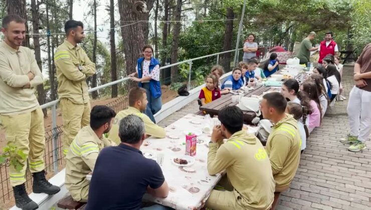 Öğrencilerden orman kahramanlarına mektup dolu teşekkür