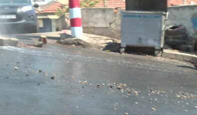 Patlayan borudan akan su tepkilere yol açtı