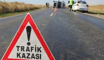 Şanlıurfa’da devrilen minibüsteki 6 kişi yaralandı