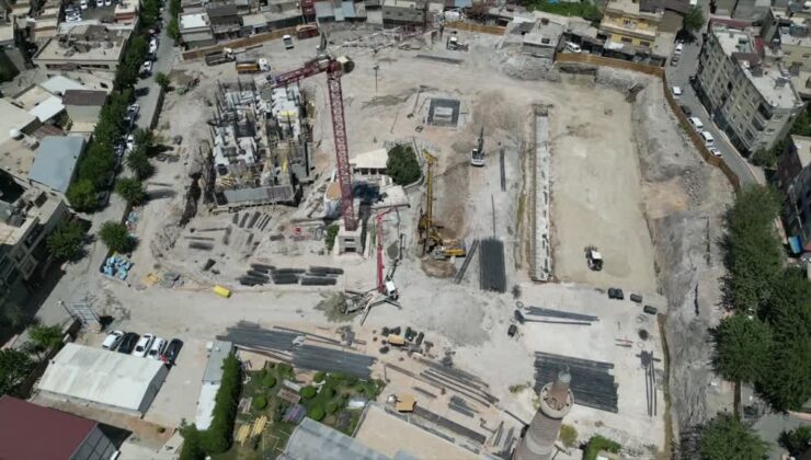 Siirt’te tescilli Şeyh Maruf Camisi’nde sona yaklaşıldı