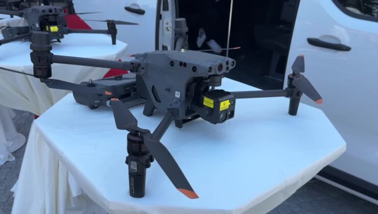 Sınır güvenliği için 7 dron ve 2 mobil göç aracı hizmete girdi