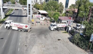 Tozla mücadeleye 6 arazöz desteği