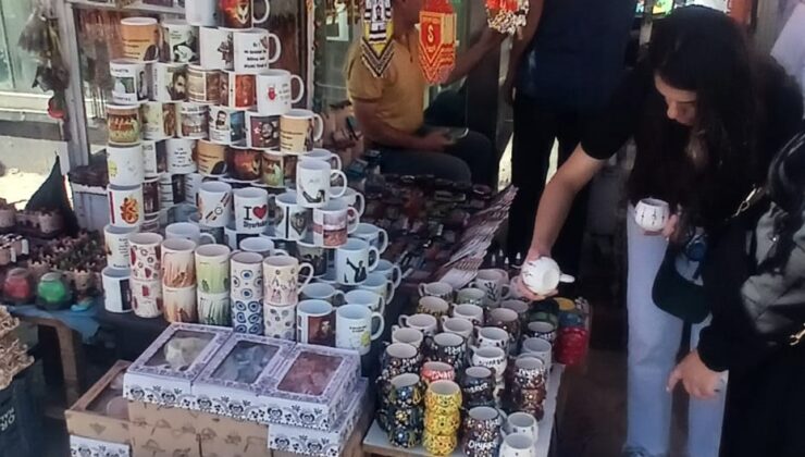 Diyarbakır’da resimli kupa bardaklar hediyelikte bir numara