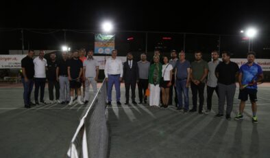 Diyarbakır İl Sağlık Müdürlüğü Tenis Turnuvası Başladı