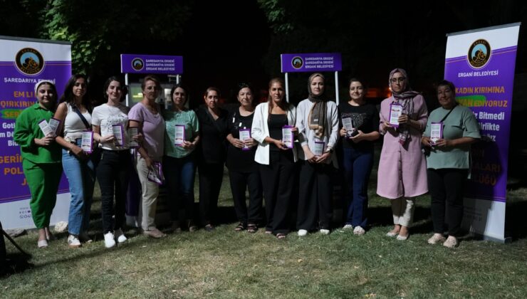 Ergani Belediyesi Eş Başkanı Gençlik Parkı’nda kadına yönelik şiddete karşı buluştu