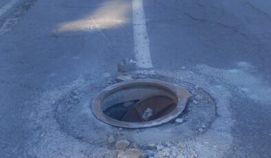 Diyarbakır’da kırık mazgal tehlike saçıyor