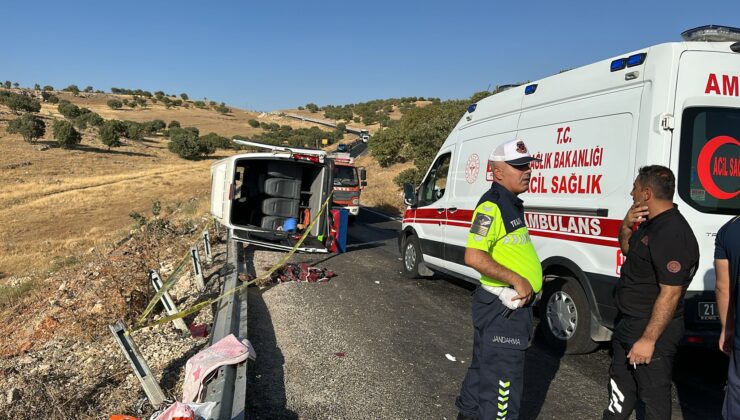 Diyarbakır-Eğil karayolunda zincirleme kaza: 1 ölü, 8 Yaralı