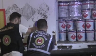 Bir haftada yaklaşık 1,4 ton uyuşturucu ele geçirdi