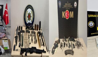 Şırnak’ta kaçakçılık operasyonu: 43 kişiye adli işlem