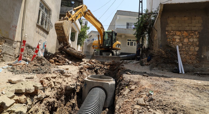 Çermik’in Saray ve Tepe Mahallelerinde altyapıya kavuştu