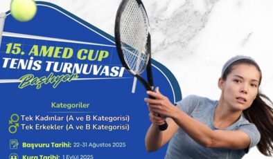 15. Amed Cup Tenis Turnuvası kayıtları başladı